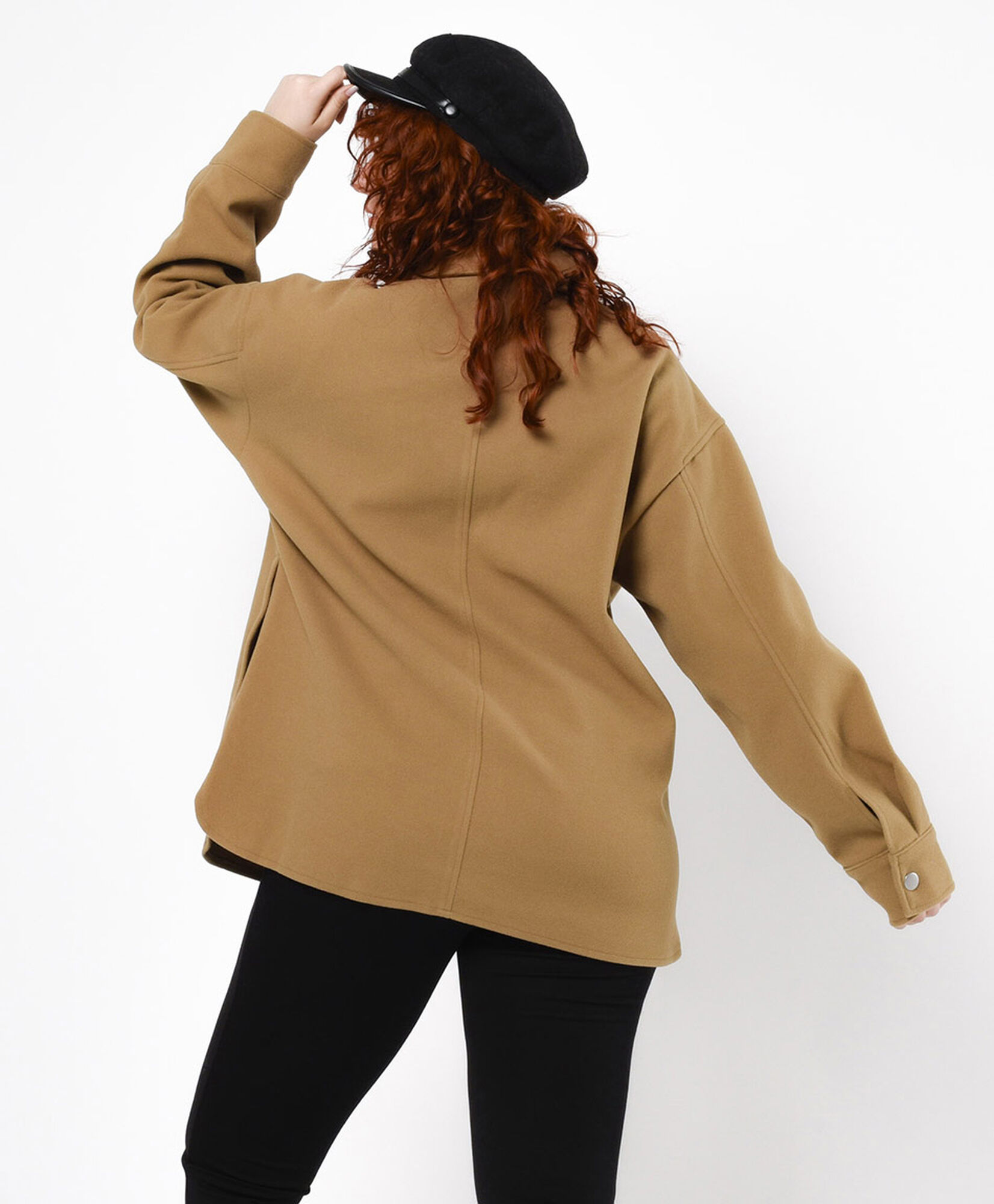 Chaqueta mujer lisa bolsillos cuadrados Chaqueta mujer lisa bolsillos cuadrados