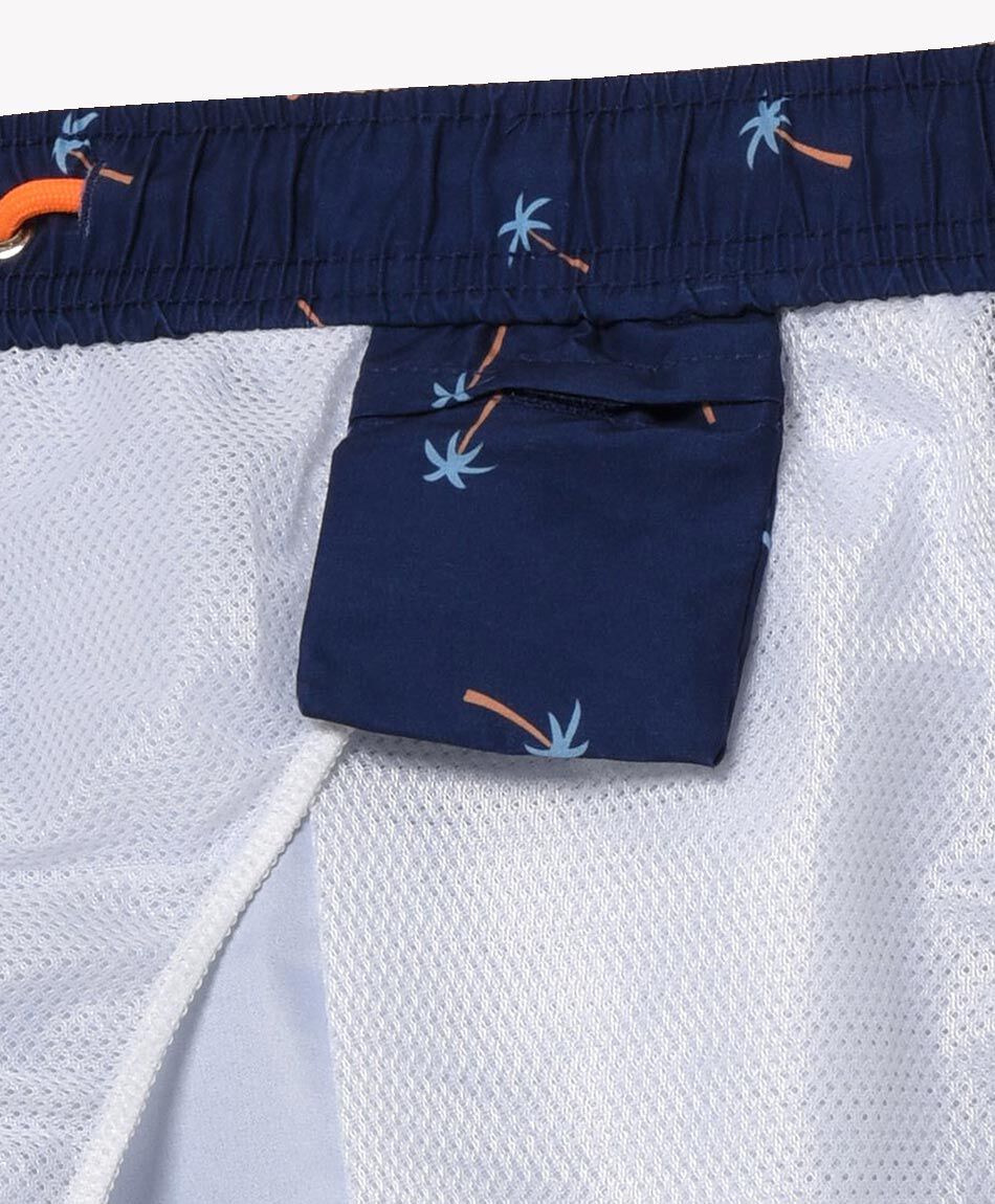 Traje de ba&ntilde;o hombre mini palmeras