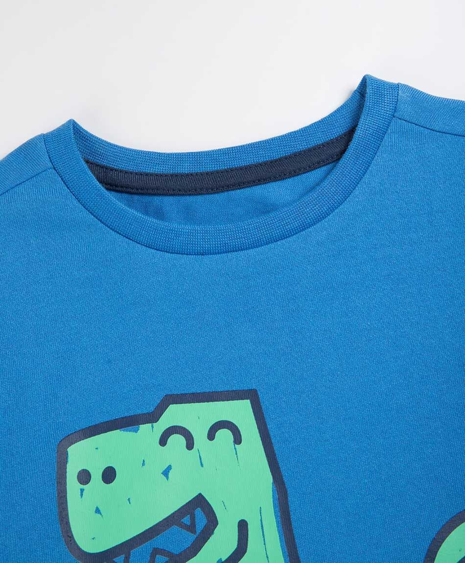 Polera beb&eacute; manga larga dino skate
