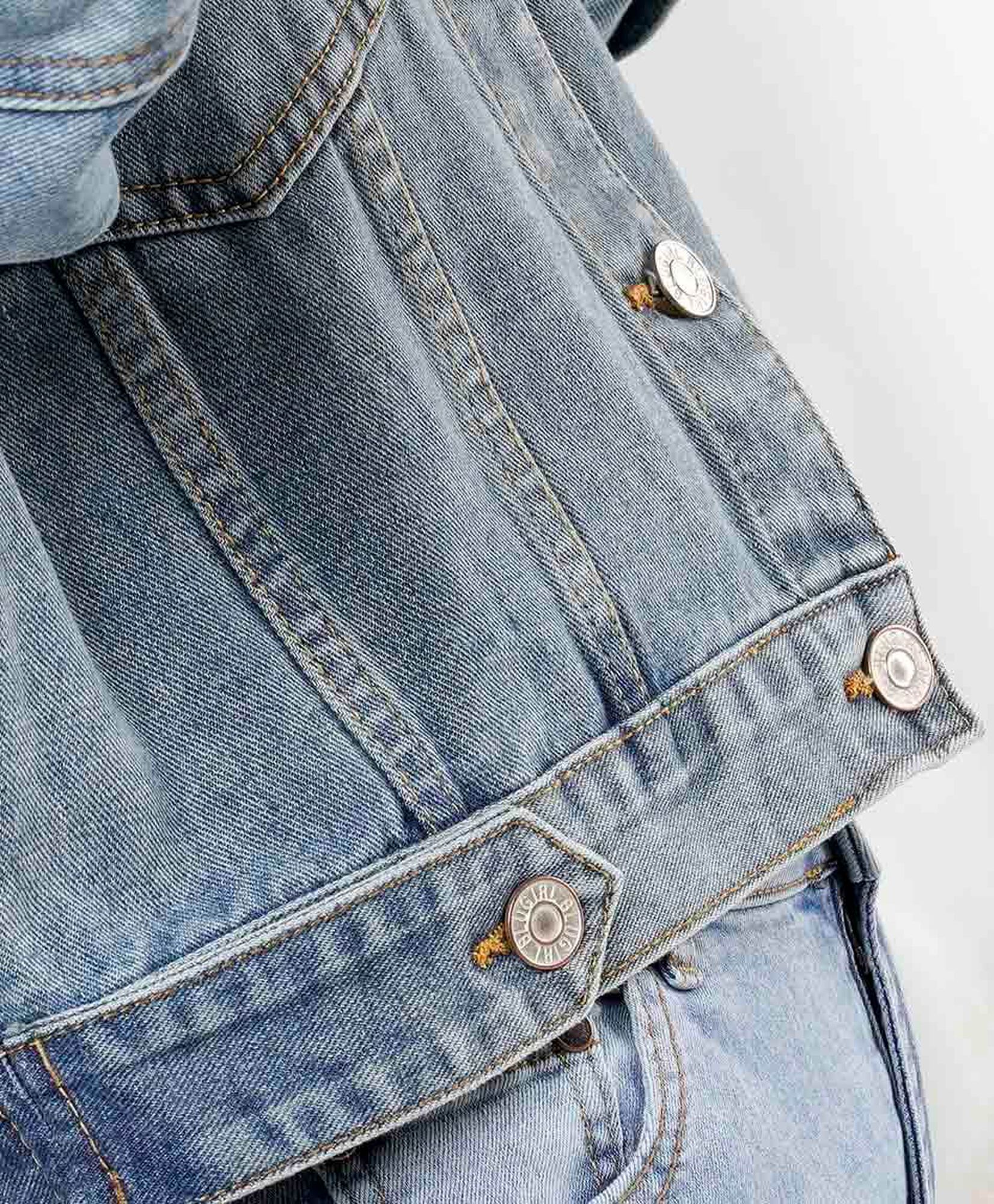 Chaqueta mujer denim estampado Chaqueta mujer denim estampado