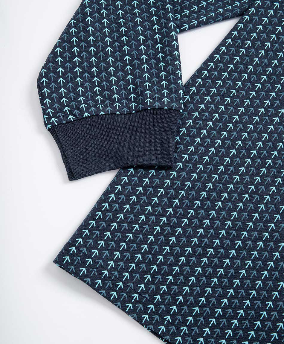 Pijama hombre dise&ntilde;o ancla blue