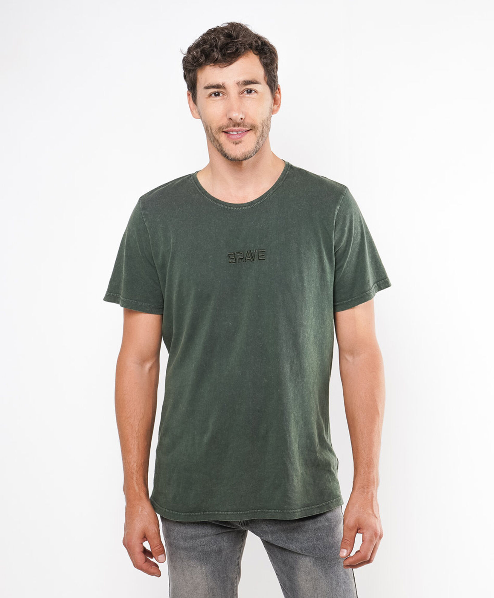 Polera hombre mini palabra Polera hombre mini palabra