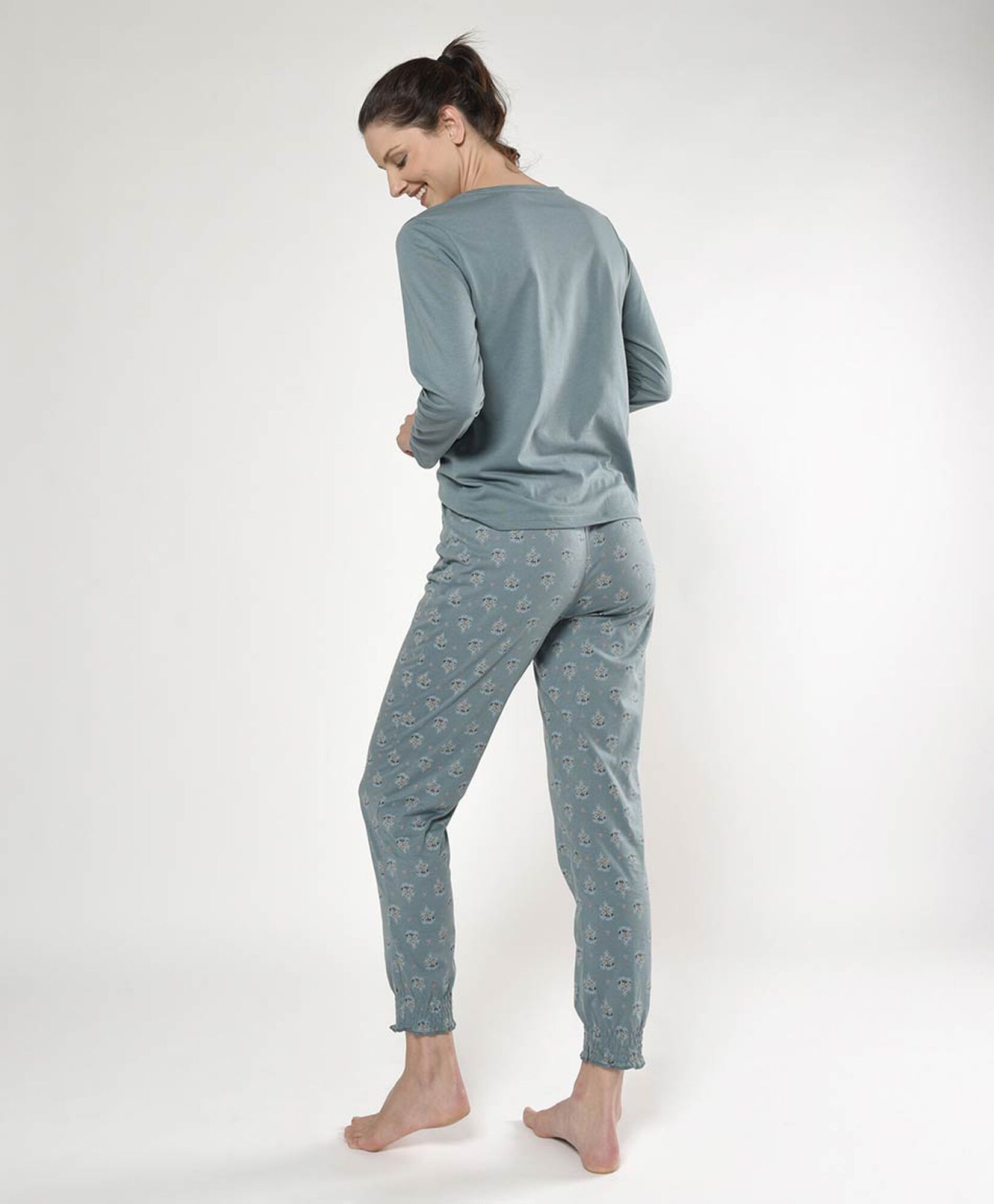 Pijama mujer floreado 2 piezas Pijama mujer floreado 2 piezas
