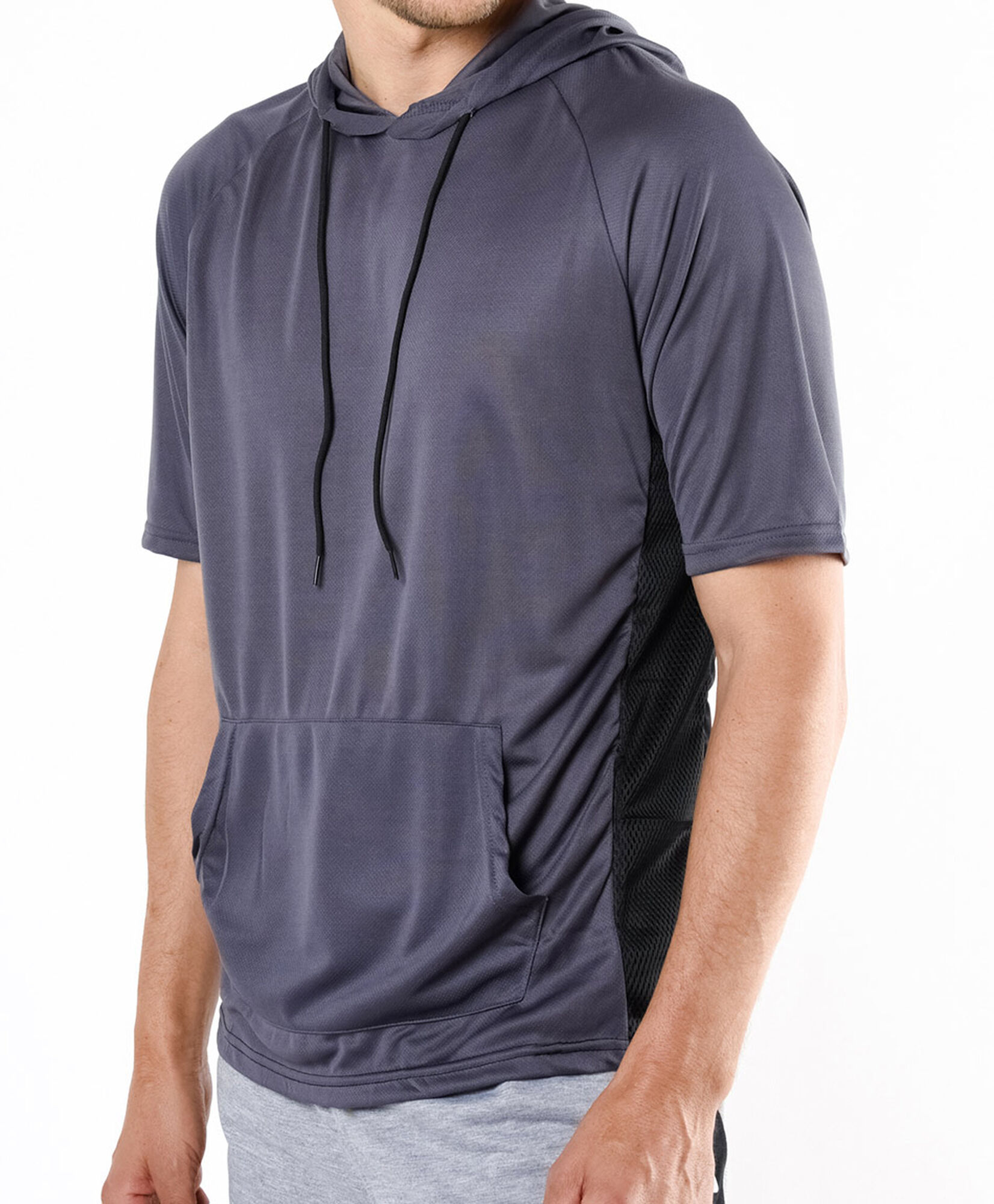 Polera deportiva hombre con gorro Polera deportiva hombre con gorro