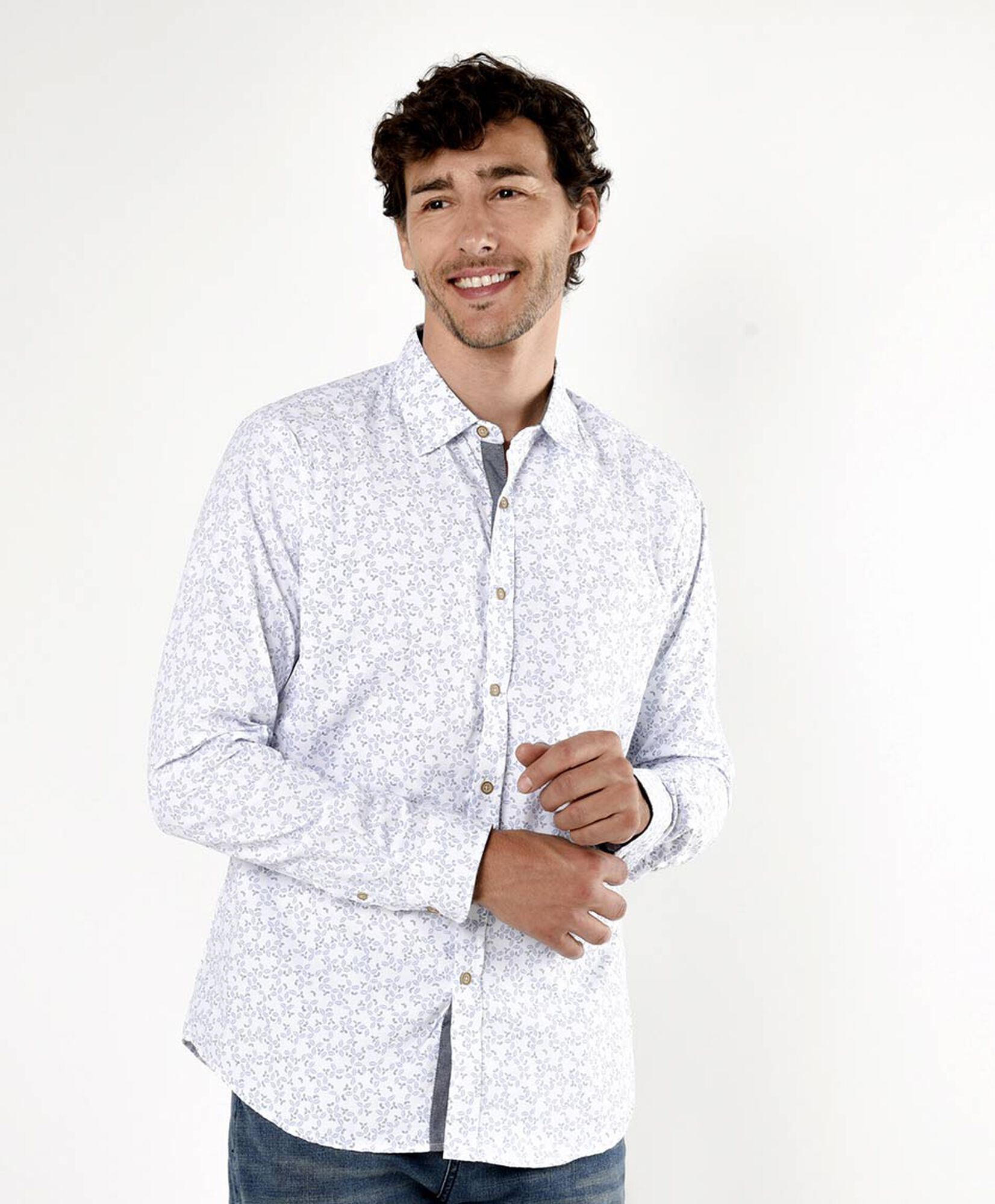 Camisa hombre hojas Camisa hombre hojas