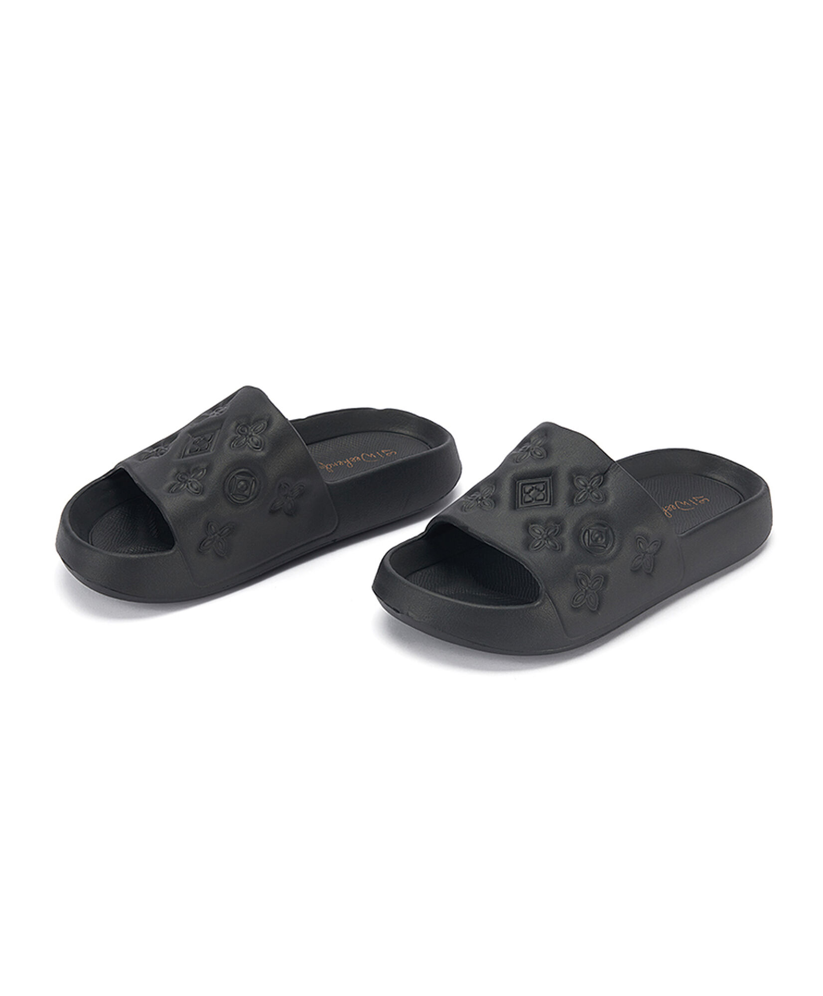 Sandalia mujer iconos black Sandalia mujer iconos black