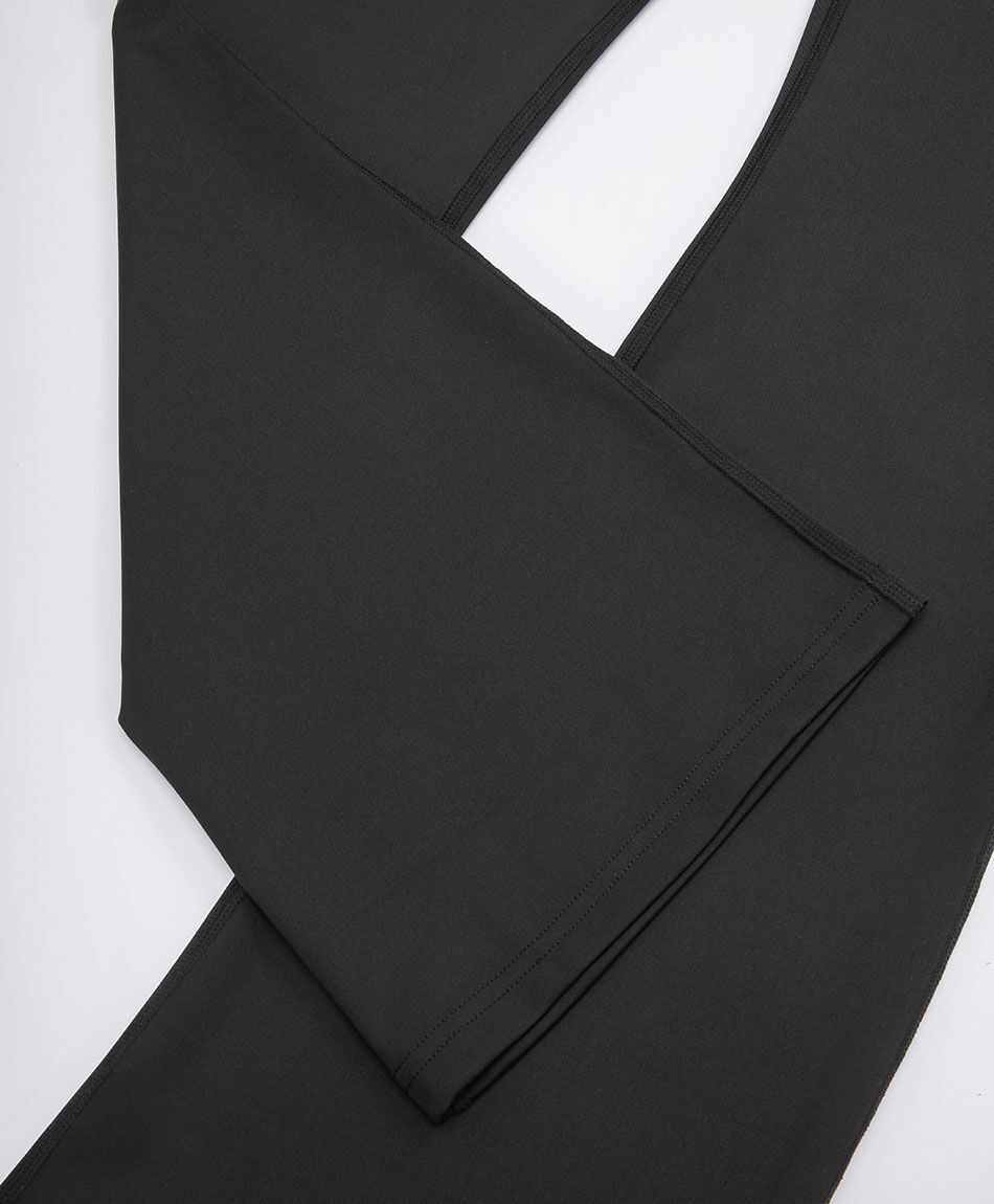 Calza deportiva mujer acampanada black