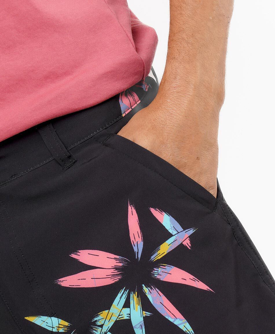 Short hombre surf flower