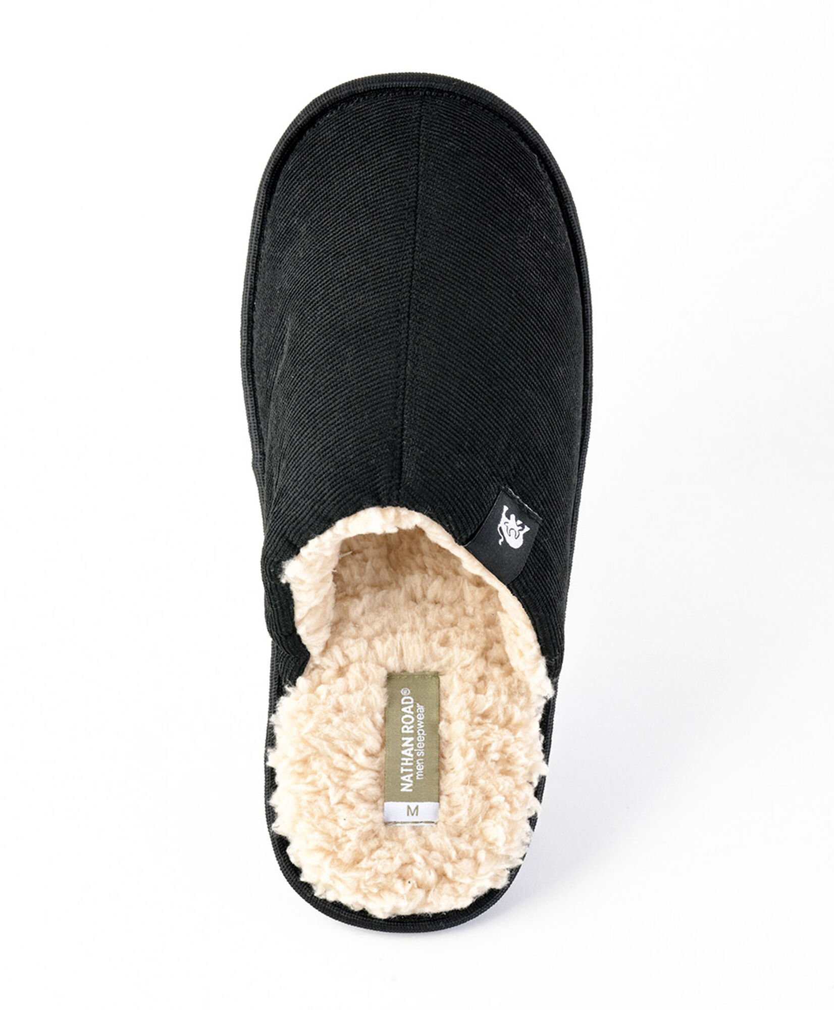 Pantufla hombre suave negra Pantufla hombre suave negra