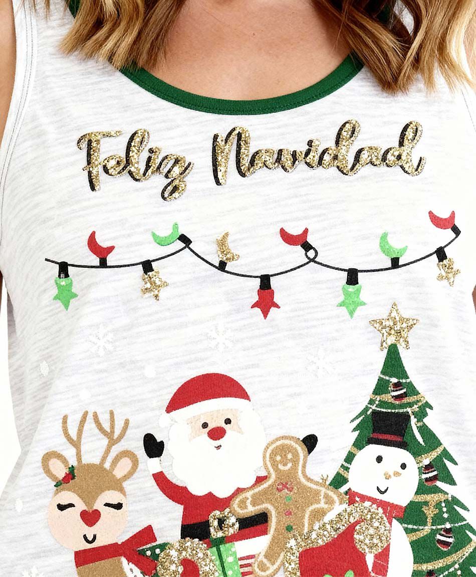 Pijama mujer navidad rojo