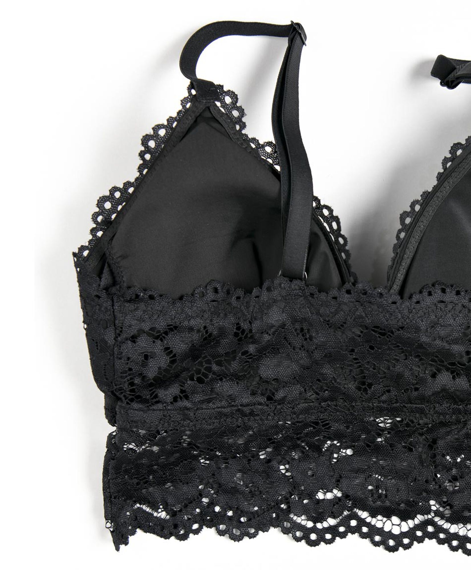 Bralette mujer encaje floral escote en v Bralette mujer encaje floral escote en v