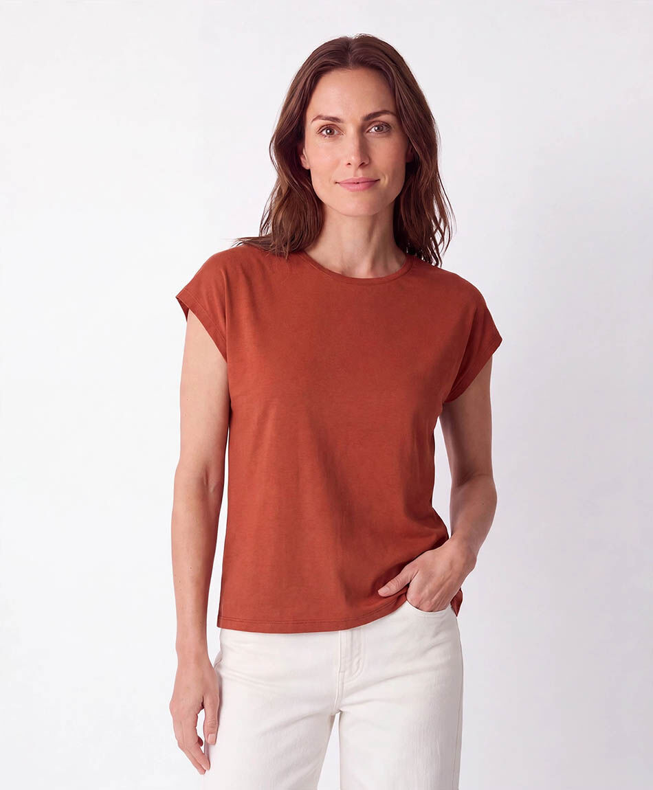 Polera mujer viscosa b&aacute;sica