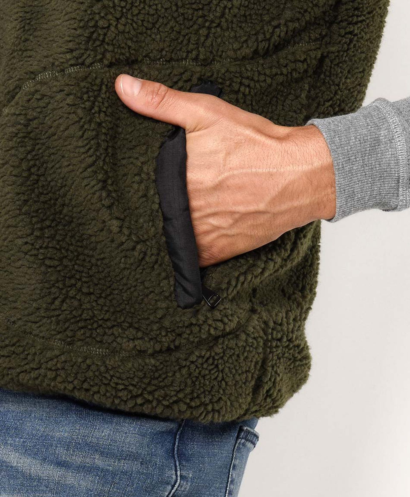 Parka hombre chiporro sin mangas Parka hombre chiporro sin mangas