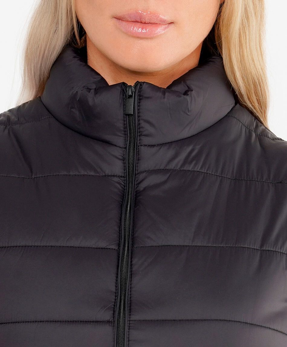 Parka mujer sin mangas costuras