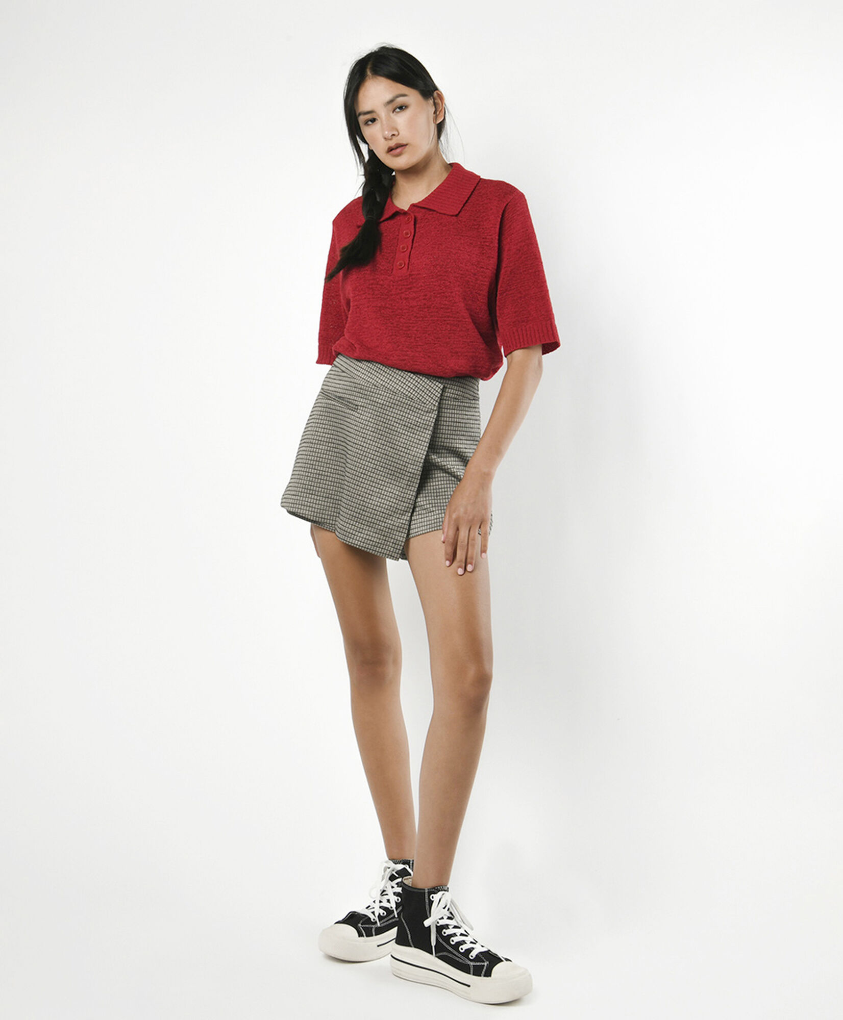 Mini falda mujer cuadrillé short Mini falda mujer cuadrillé short