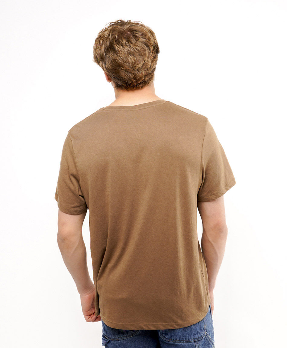 Polera hombre estampada denim studio