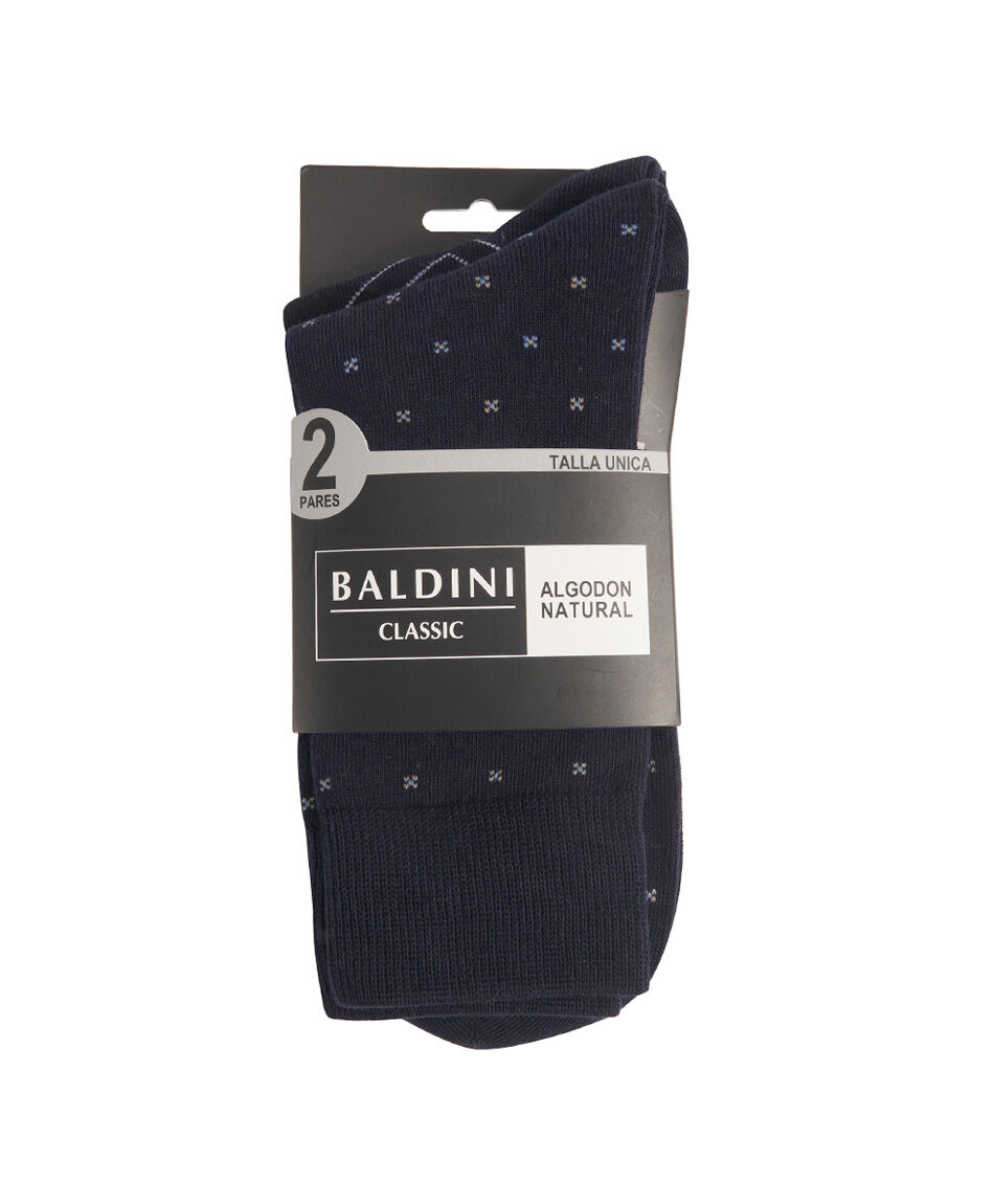 Pack 2 calcetines hombre rombos