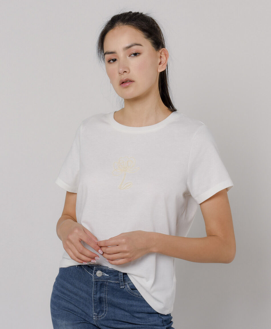 Polera mujer florcita