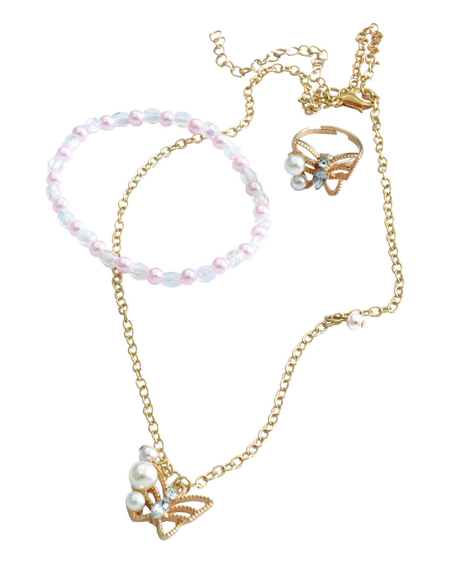 Set collar mariposas