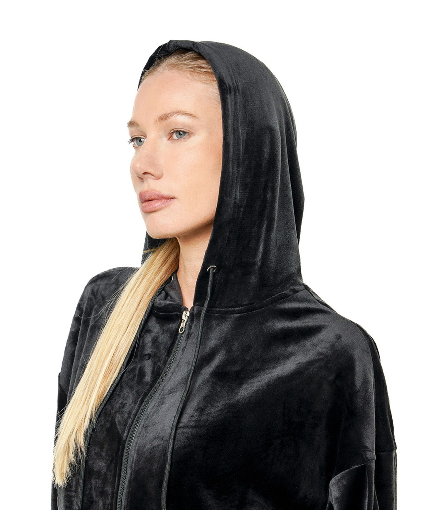 Polerón deportivo mujer plush black Polerón deportivo mujer plush black