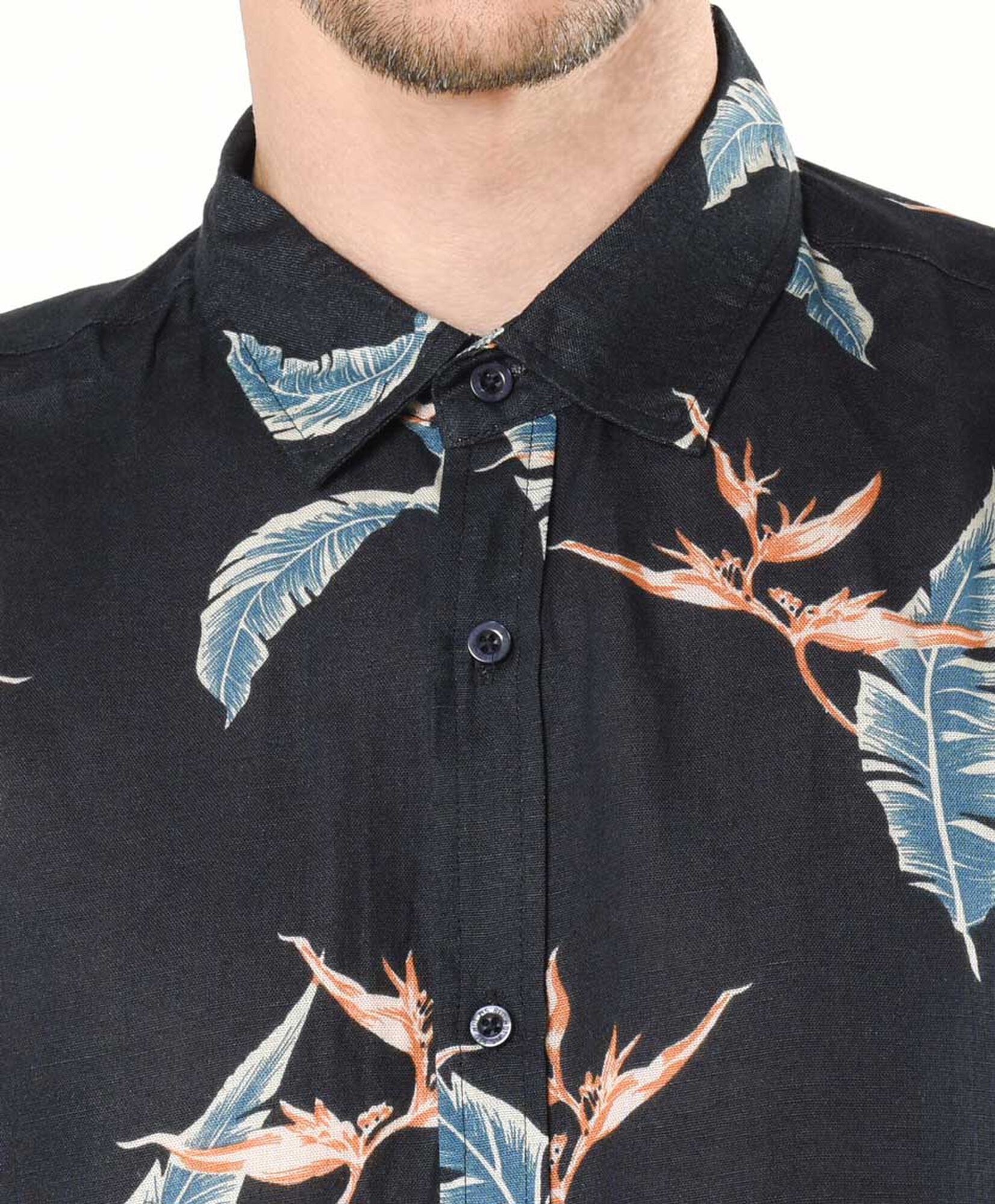 Camisa hombre hojas Camisa hombre hojas