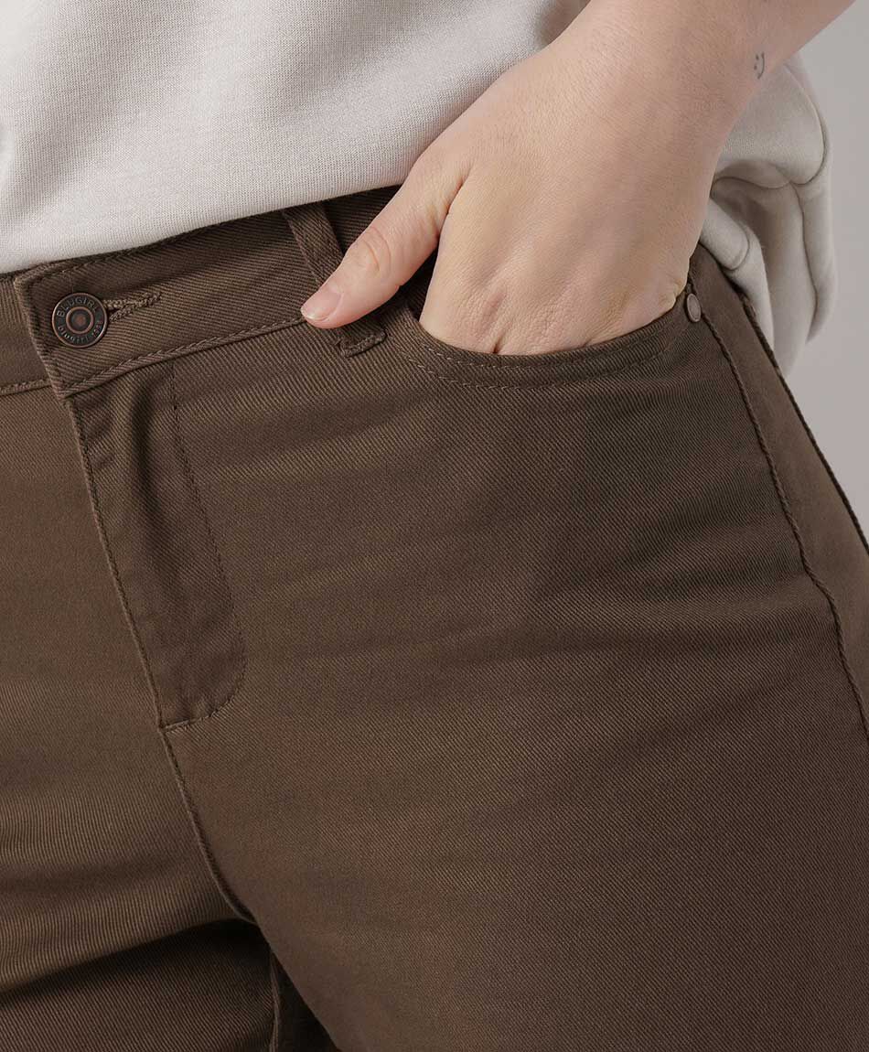Jeans mujer chocolate