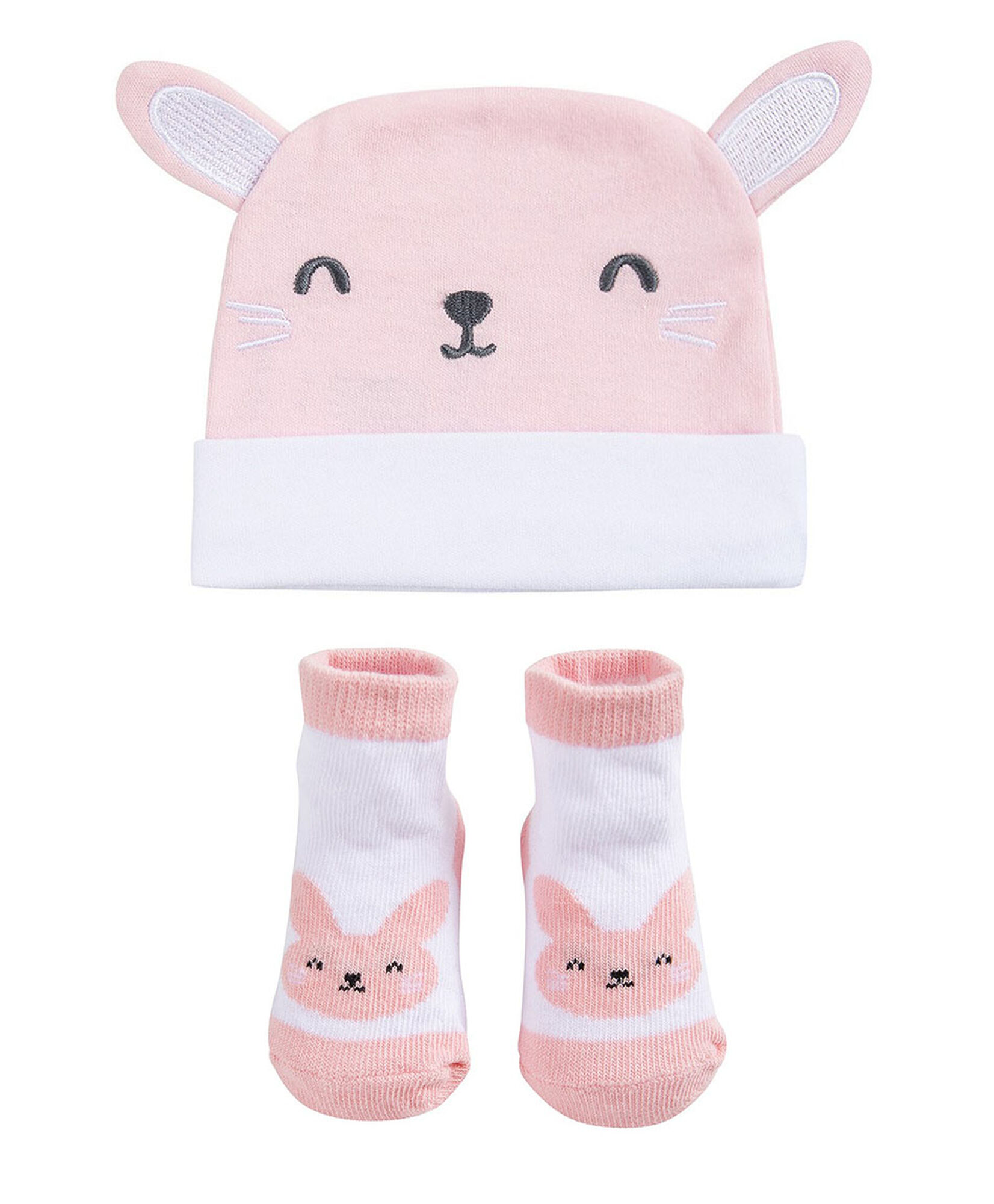 Set gorro + calcetines bebé conejito Set gorro + calcetines bebé conejito