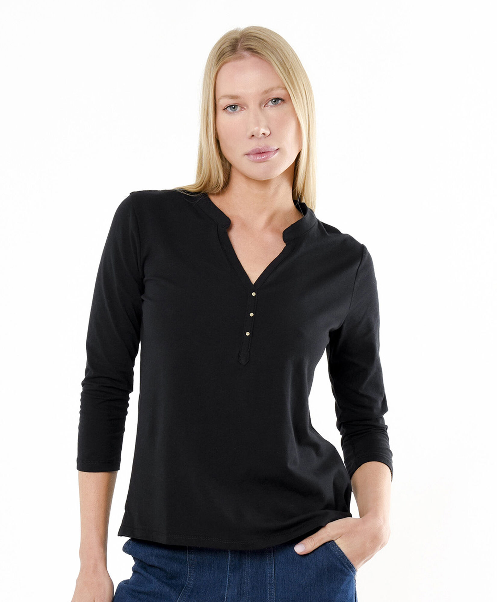 Polera mujer botones Polera mujer botones