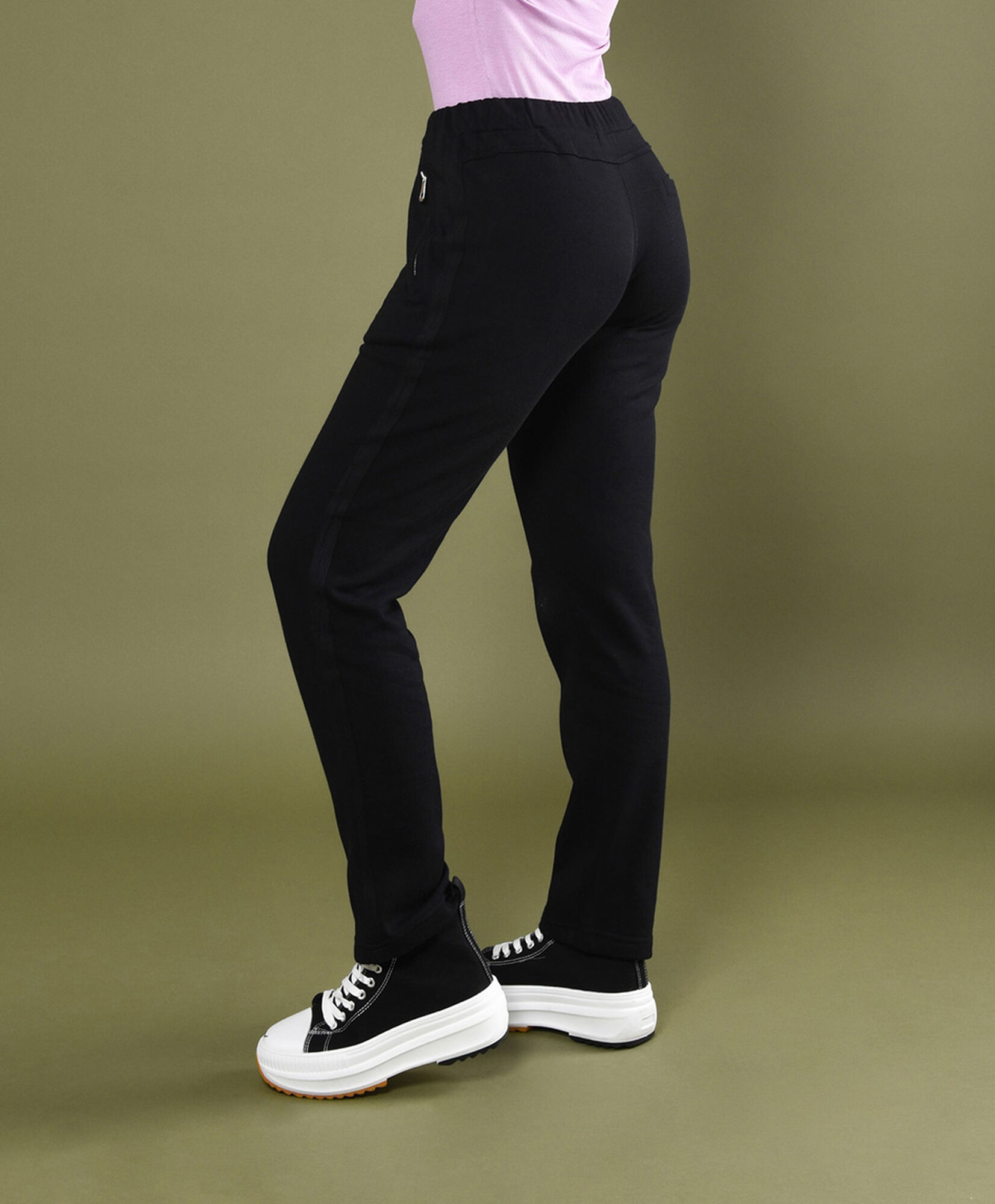 Pantalón mujer tiro alto jogger Pantalón mujer tiro alto jogger