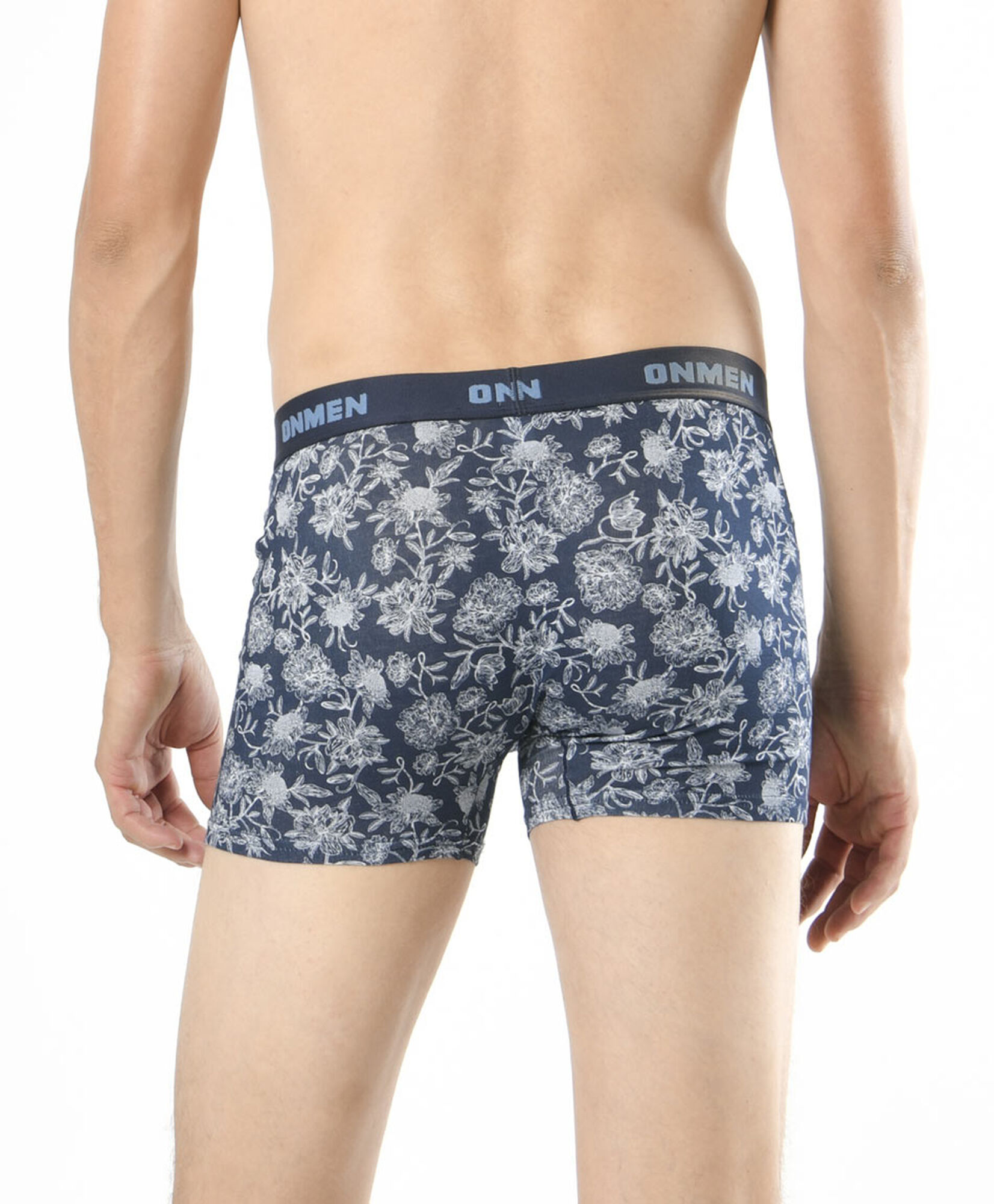 Pack 2 boxer hombre flor y líneas Pack 2 boxer hombre flor y líneas