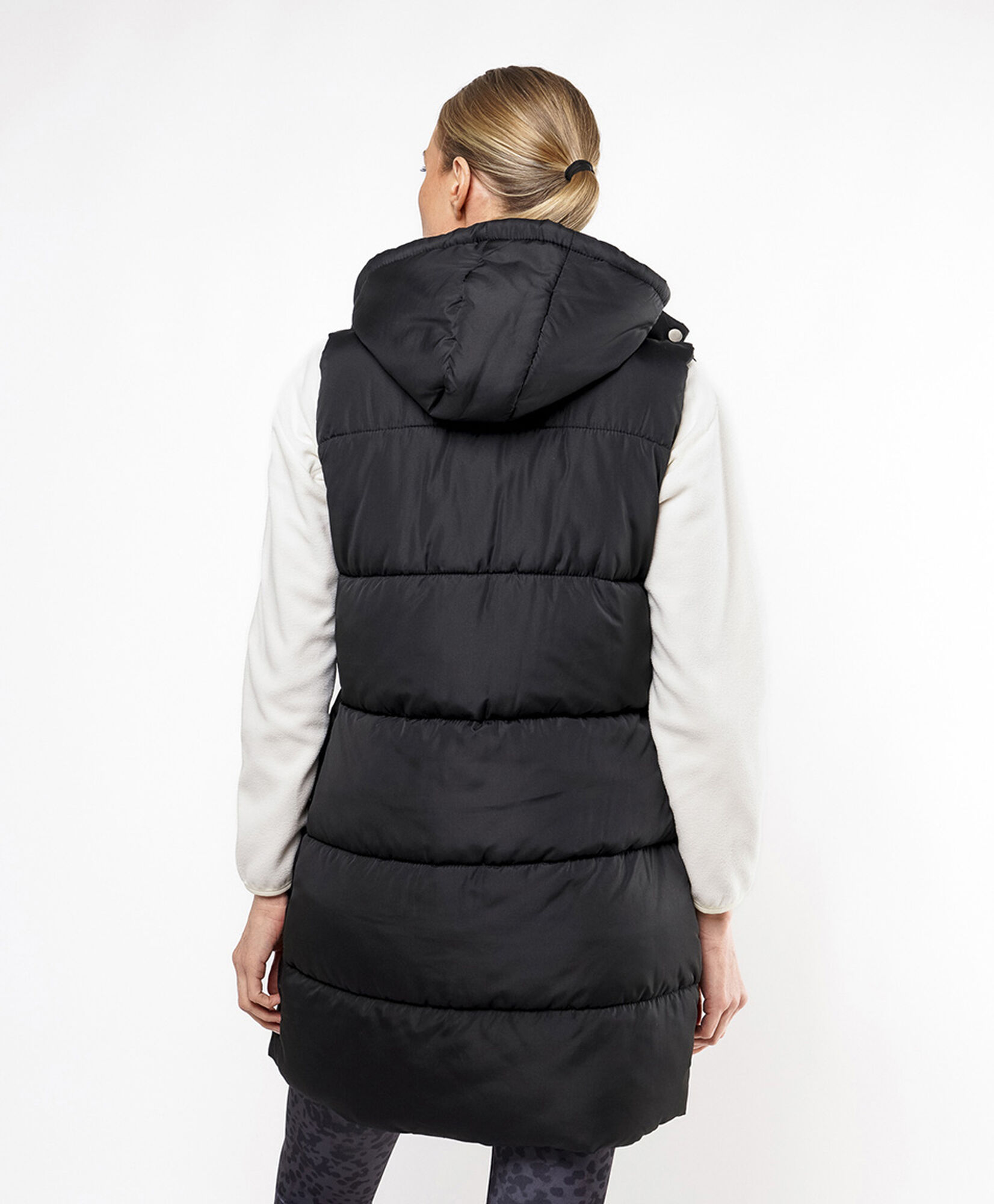 Parka mujer sin mangas acolchada larga Parka mujer sin mangas acolchada larga