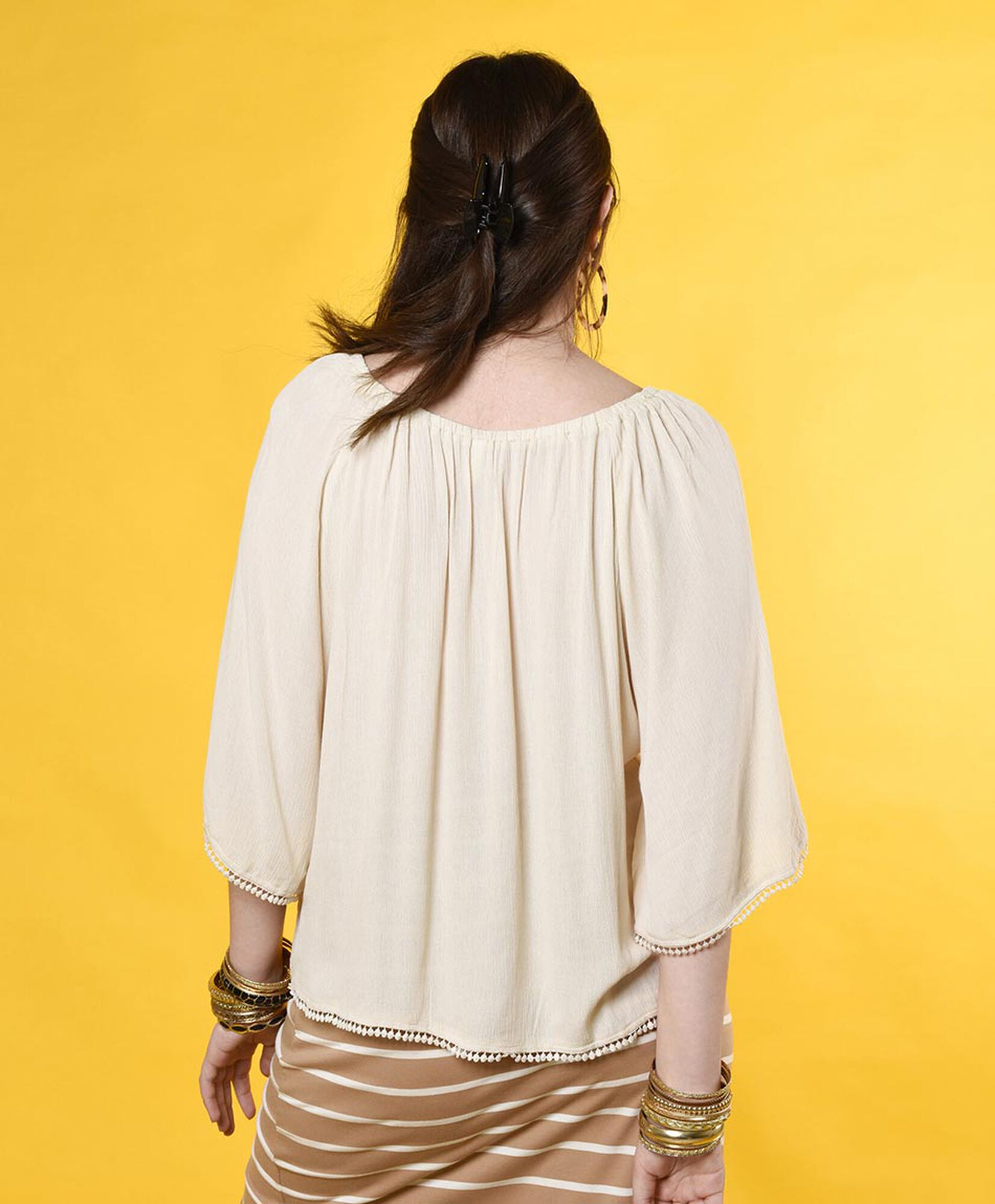 Blusa manga 3/4 Blusa manga 3/4