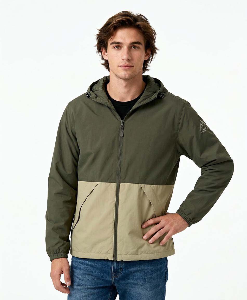Chaqueta hombre outdoor bicolor