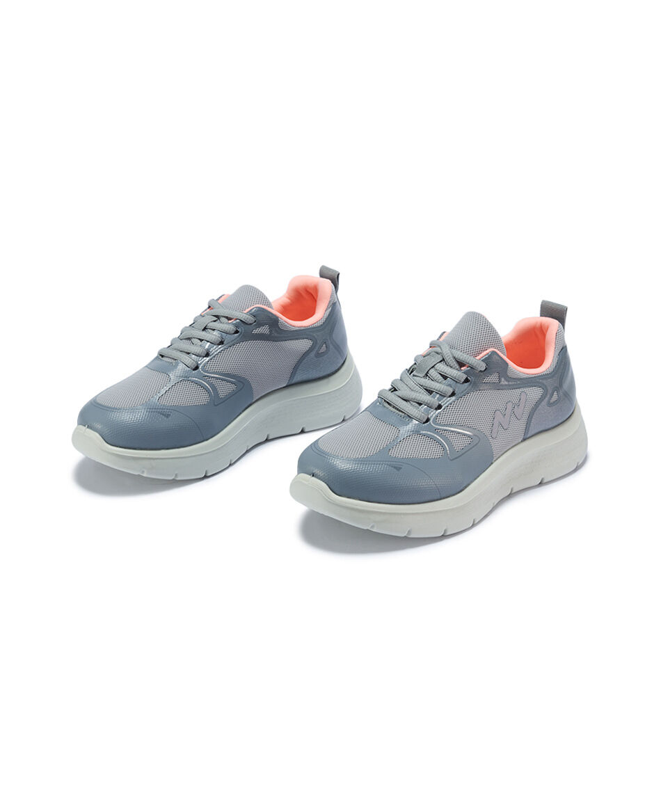 Zapatillas mujer comfort gris