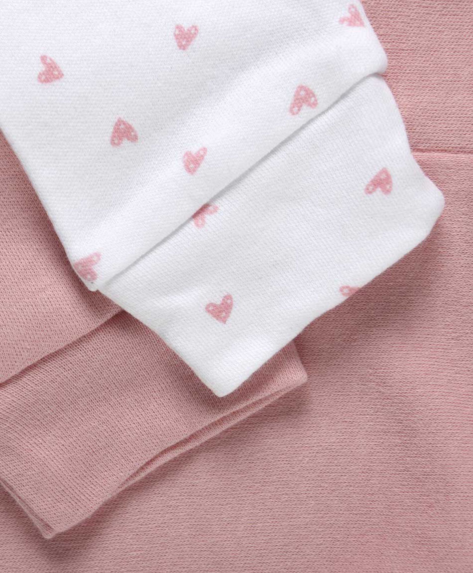 Pack 2 pantalones bebé corazones Pack 2 pantalones bebé corazones