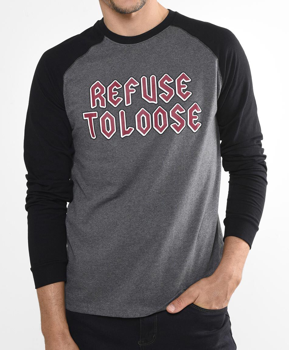 Polera manga larga cuello redondo