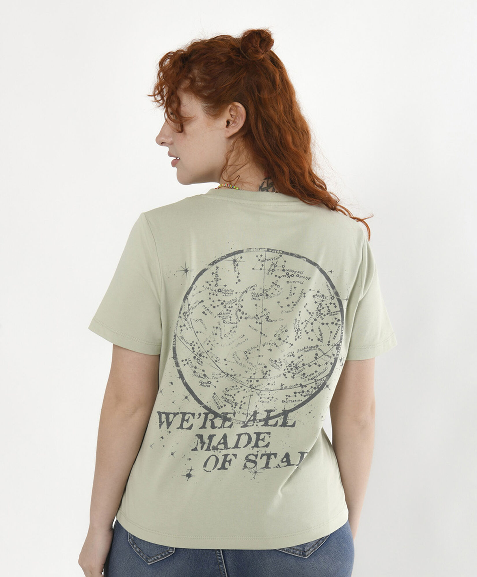 Polera mujer doble estampado Polera mujer doble estampado