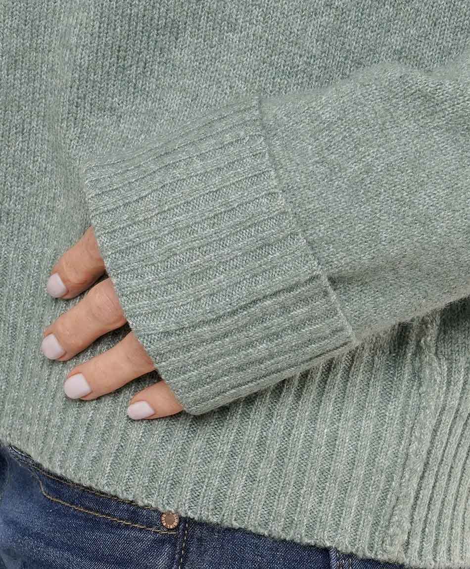 Sweater mujer costuras hombros