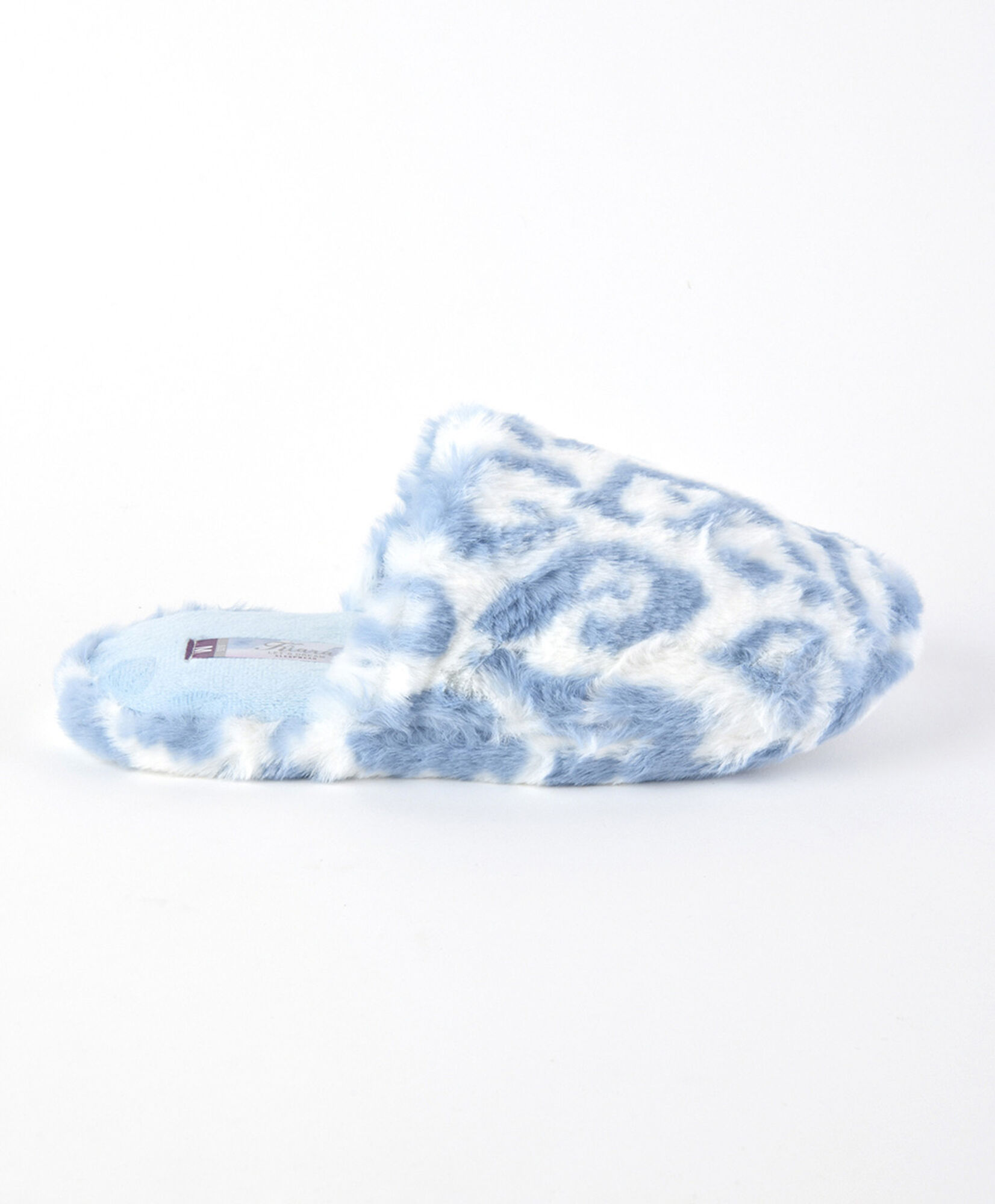 Pantufla mujer animal print azul Pantufla mujer animal print azul