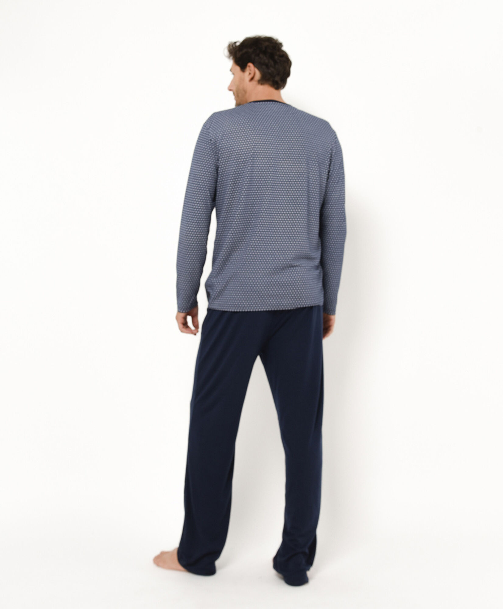 Pijama hombre círculos azul Pijama hombre círculos azul