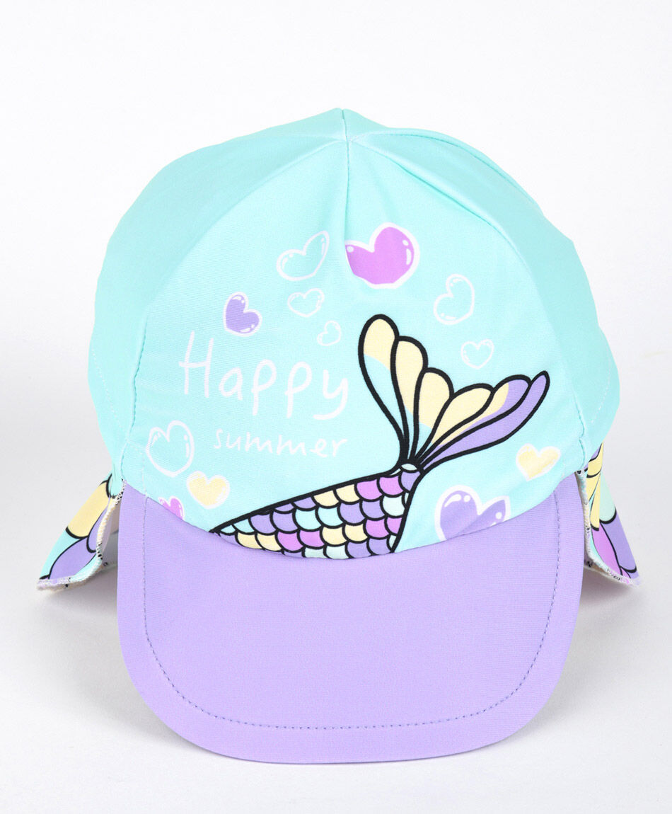 Gorro de baño bebé sirena