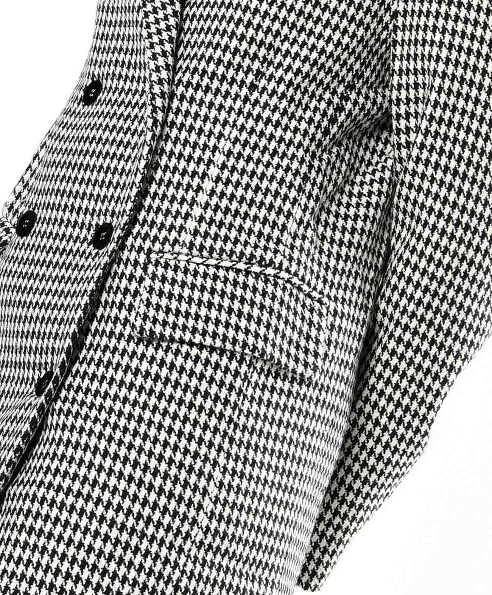 Chaqueta mujer pied de poule cruzada Chaqueta mujer pied de poule cruzada