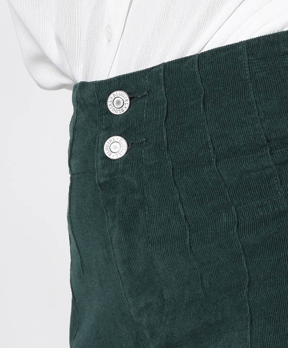 Pantal&oacute;n mujer corderoy flare
