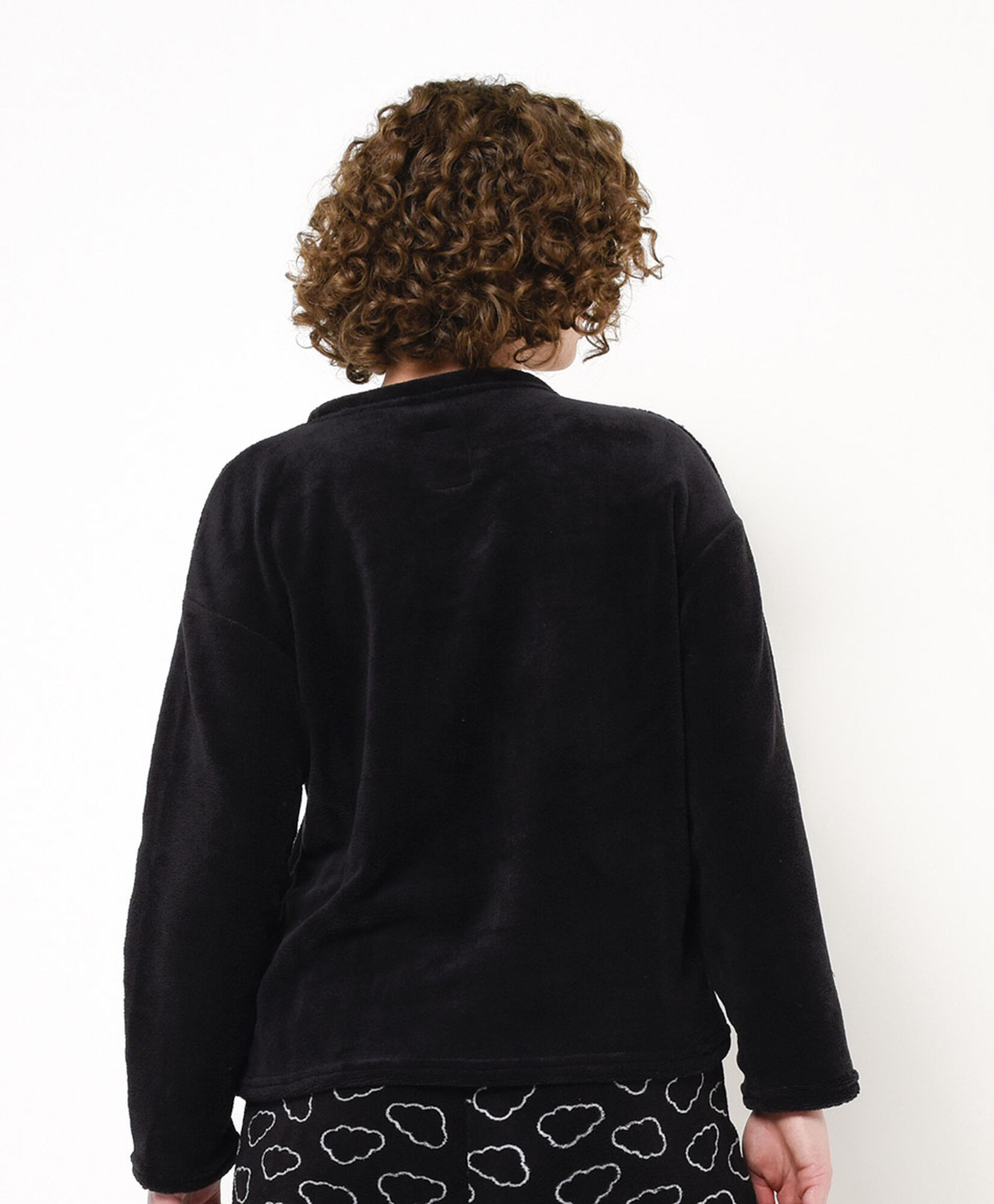Pijama mujer polar perro blanco Pijama mujer polar perro blanco