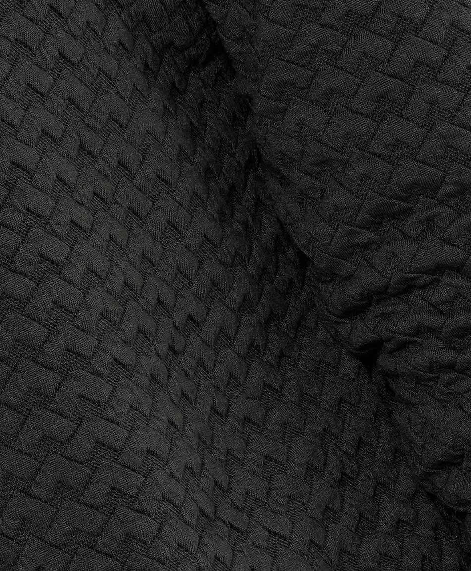 Chaqueta mujer texturizada negra