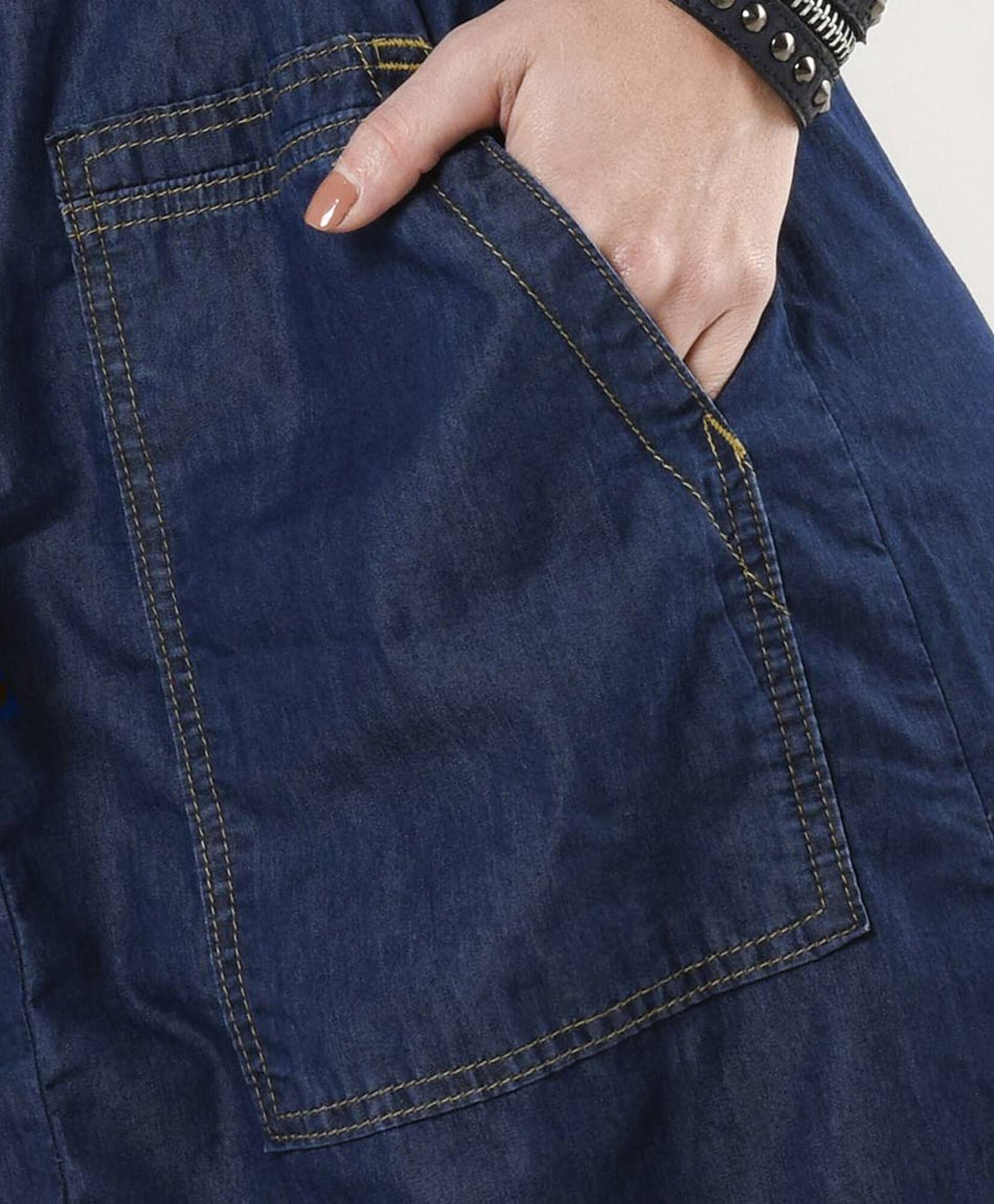 Vestido mujer denim bolsillos Vestido mujer denim bolsillos