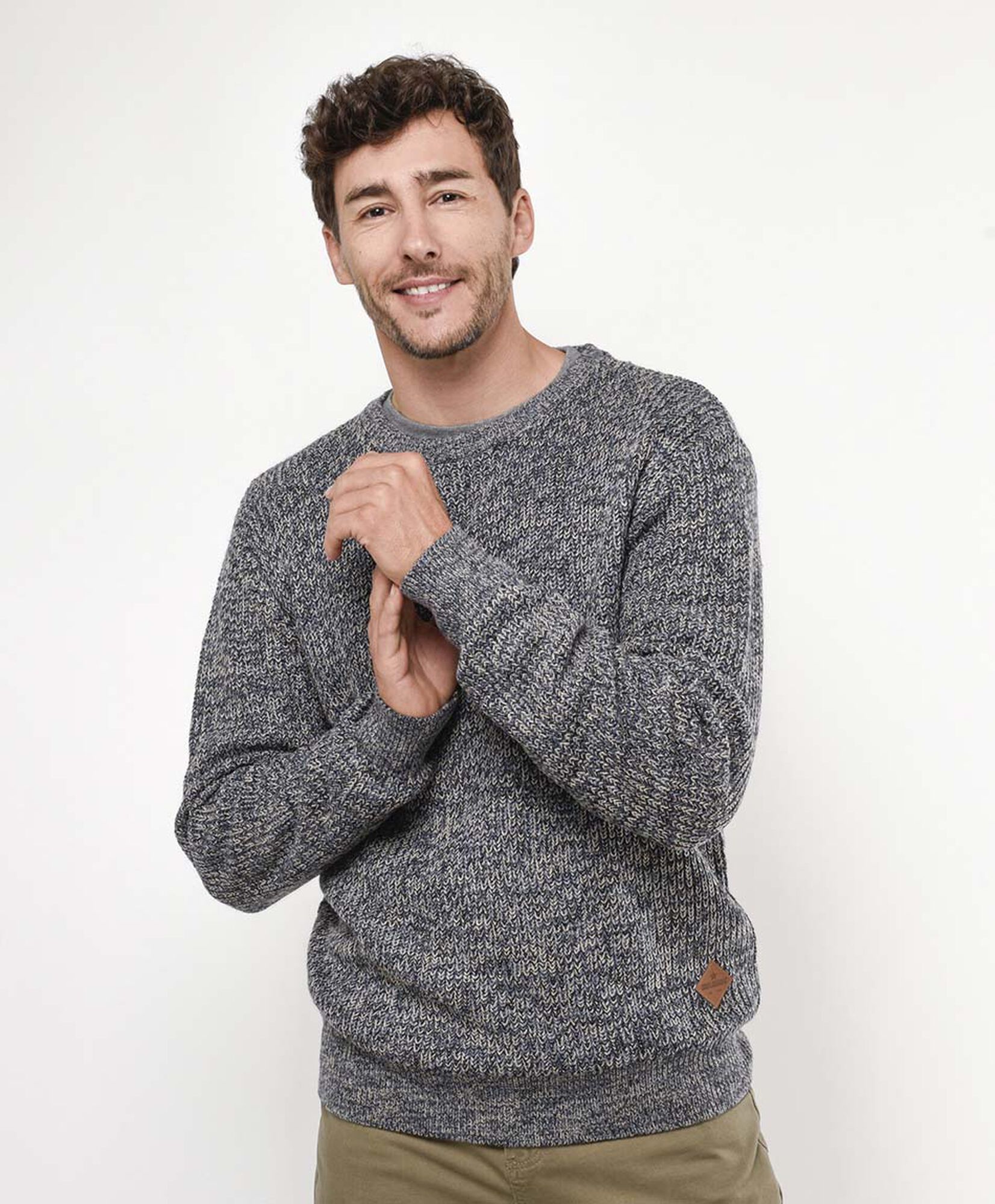 Sweater hombre jaspeado Sweater hombre jaspeado