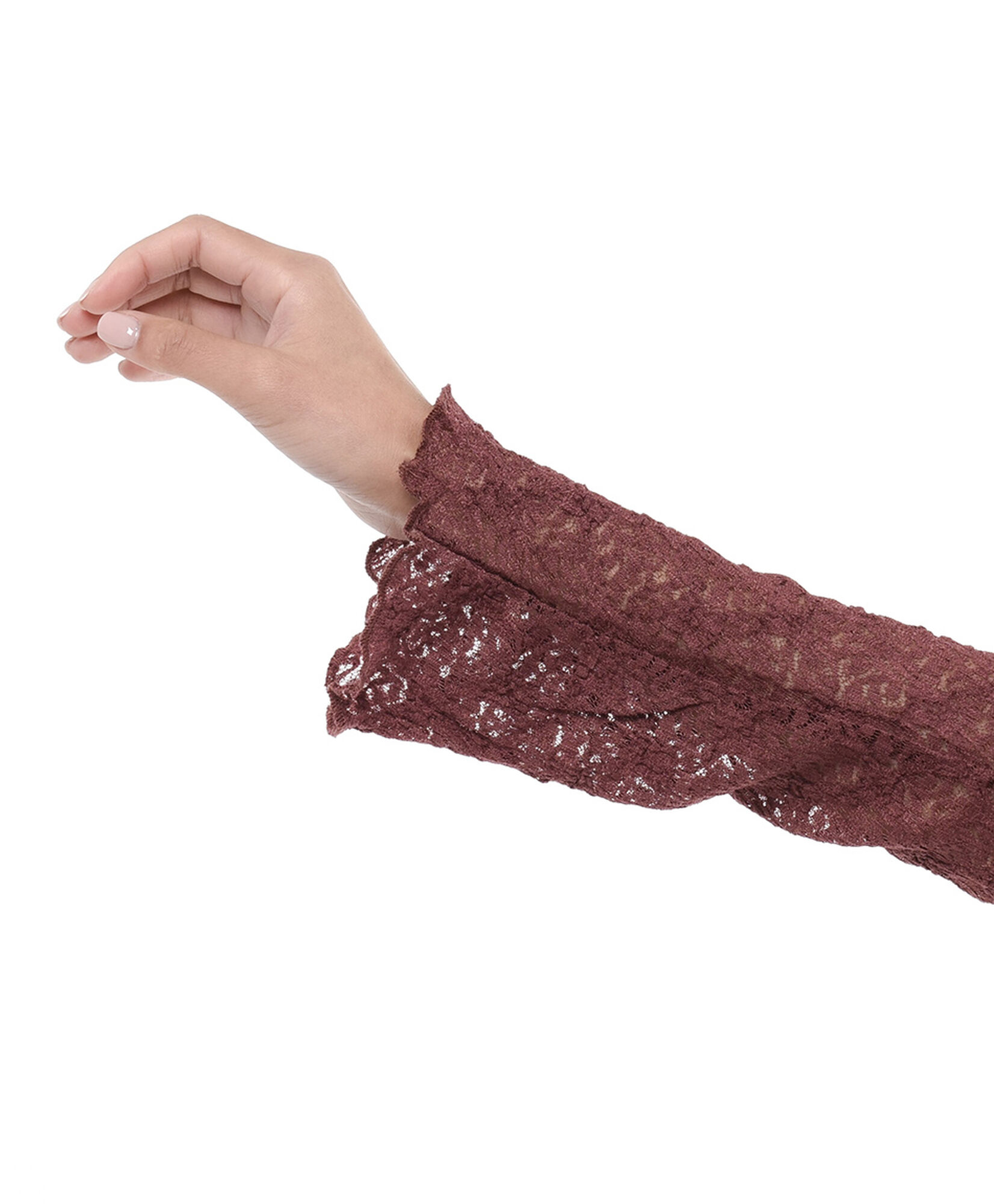 Polera mujer encaje lazo Polera mujer encaje lazo