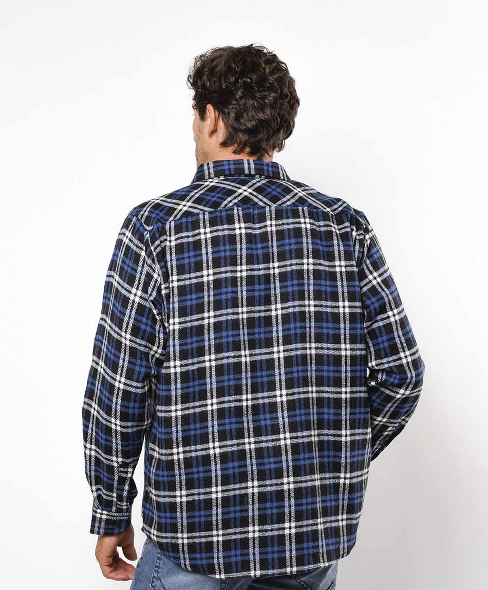 Camisa hombre leñadora azul Camisa hombre leñadora azul