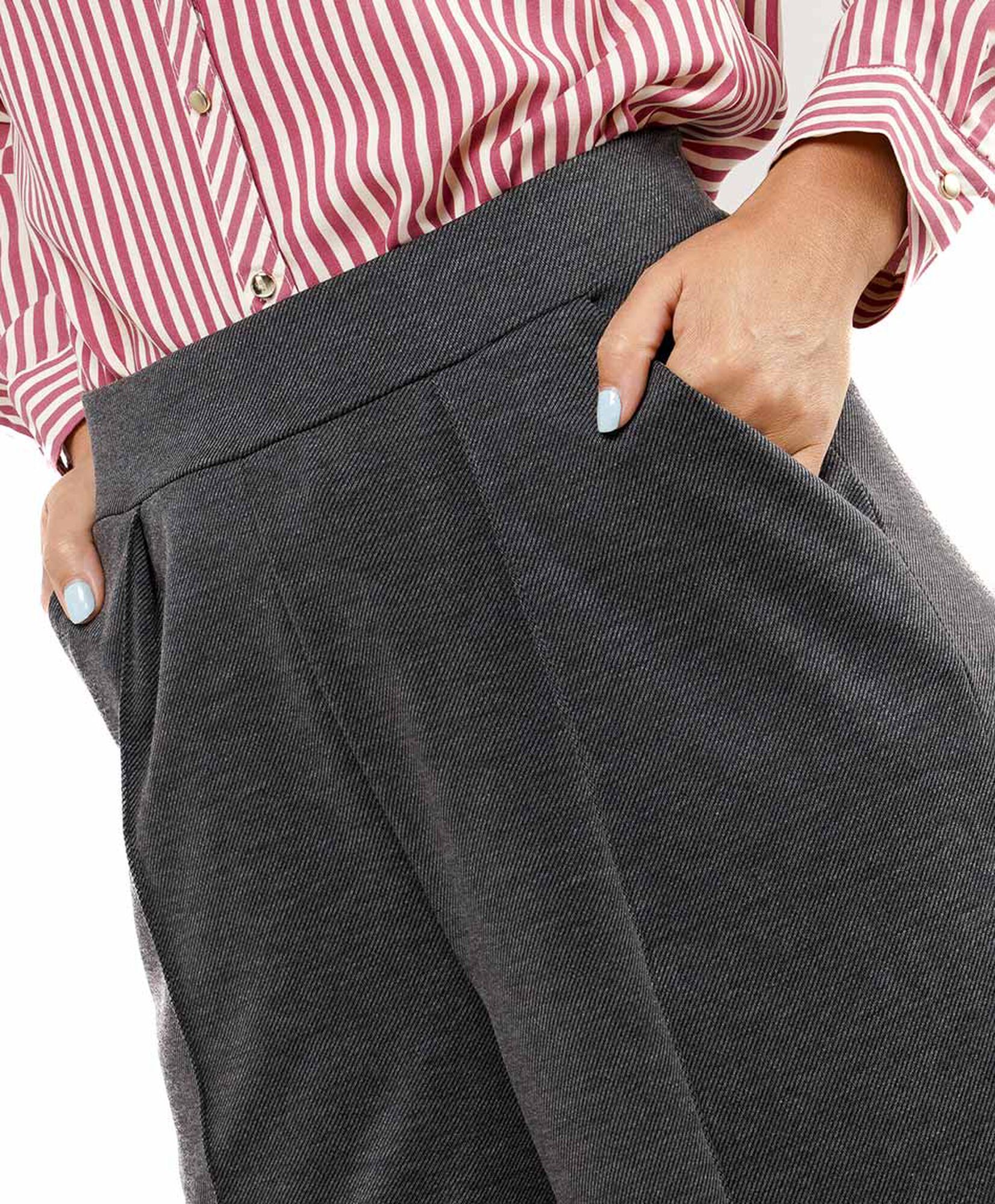 Pantalón mujer punto melange Pantalón mujer punto melange